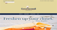 Desktop Screenshot of cottonbrothers.com